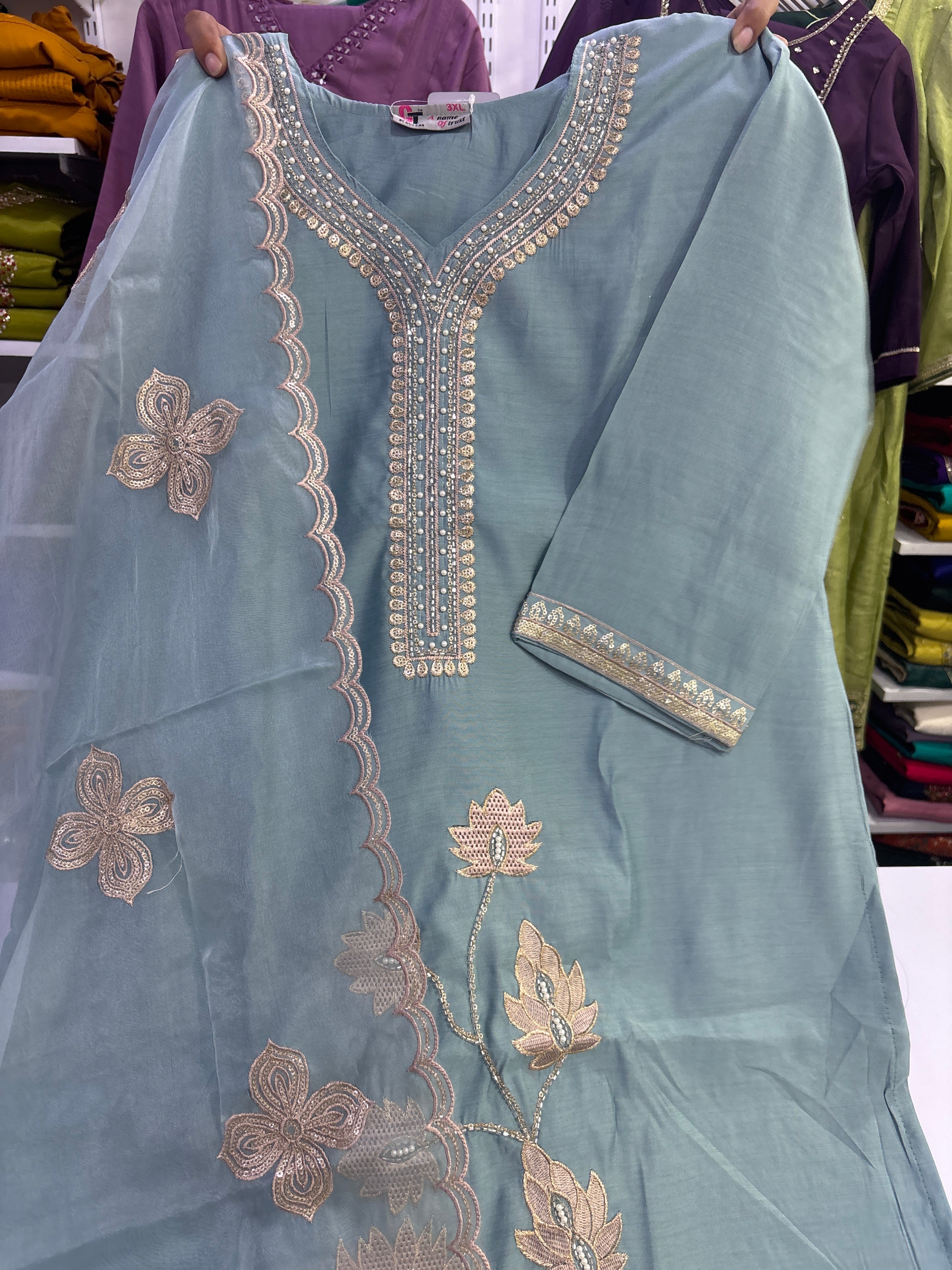 Plus size kurta set jc0042