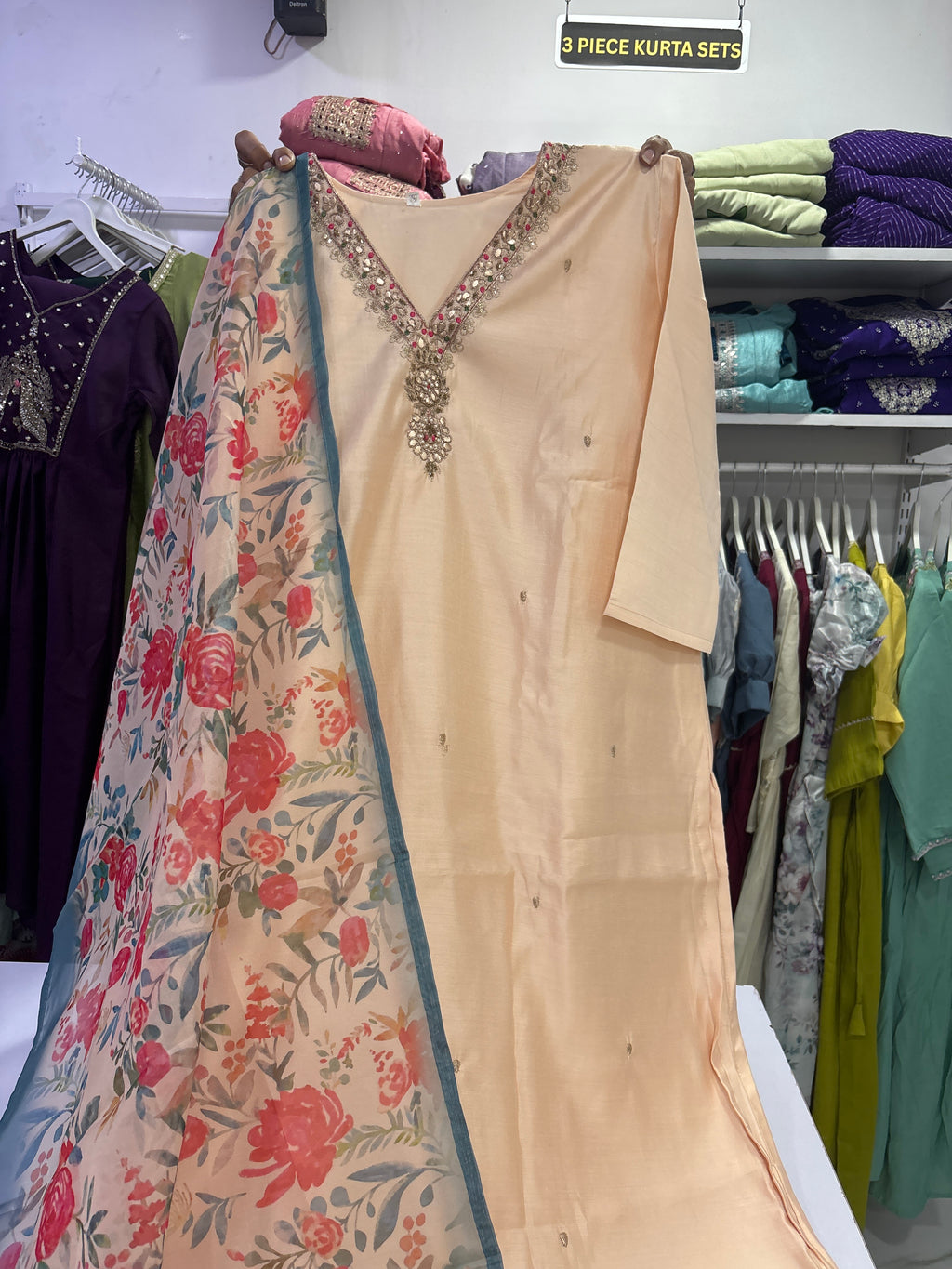 Plus size Kurta set jc383