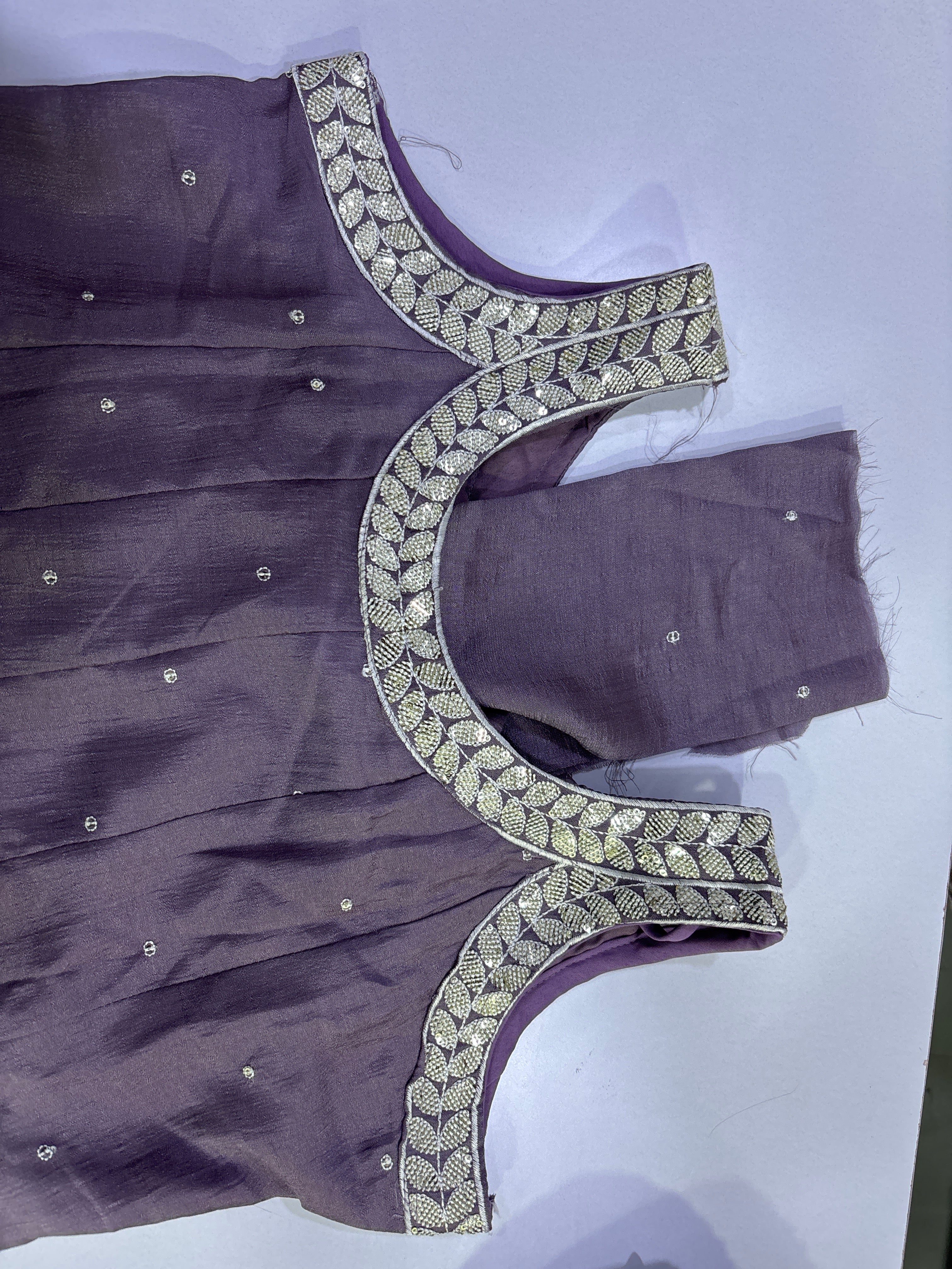 Anarkali kurta set half sleeves