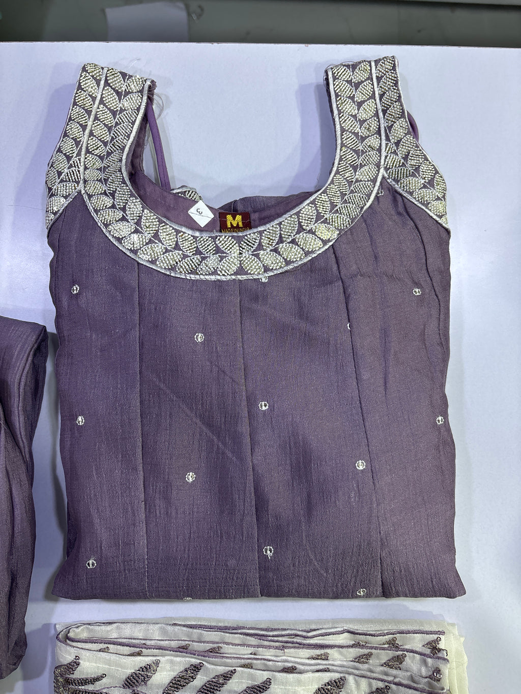 Anarkali kurta set half sleeves