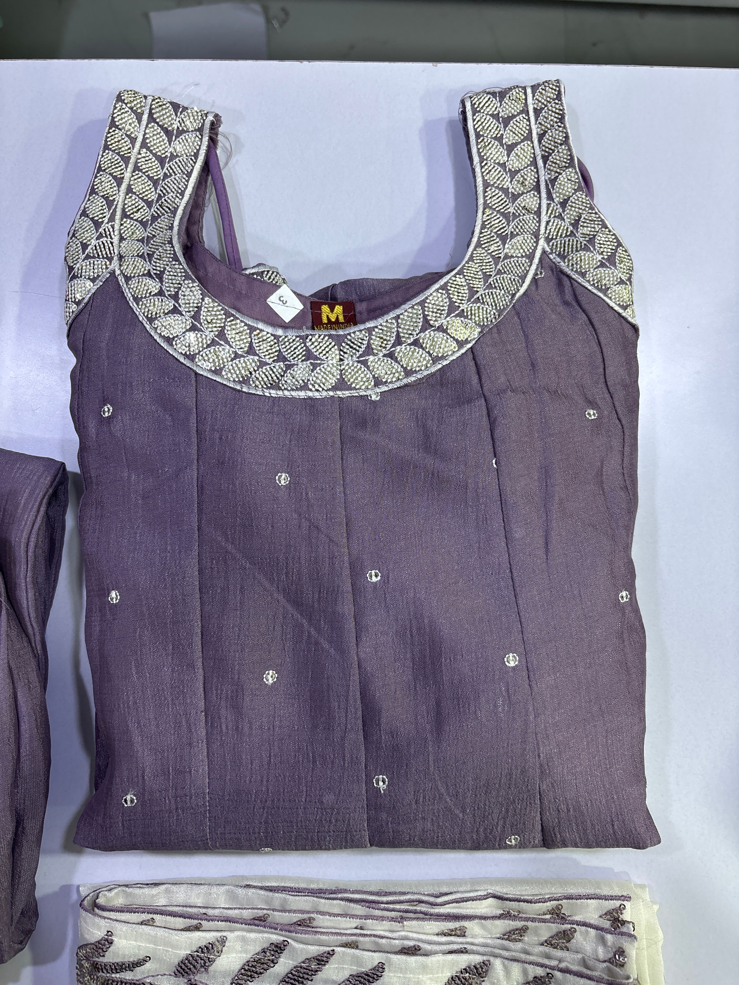 Anarkali kurta set half sleeves