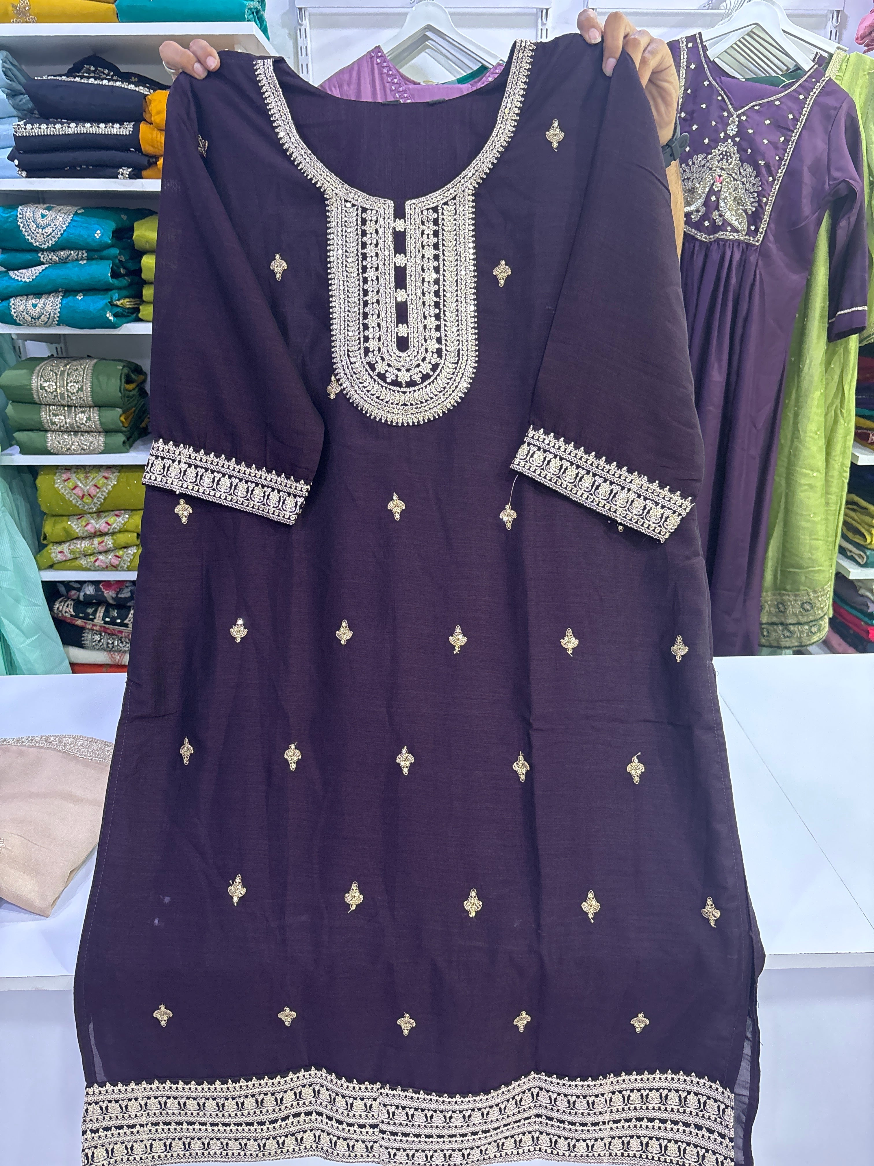 Plus size kurta set Jc0069